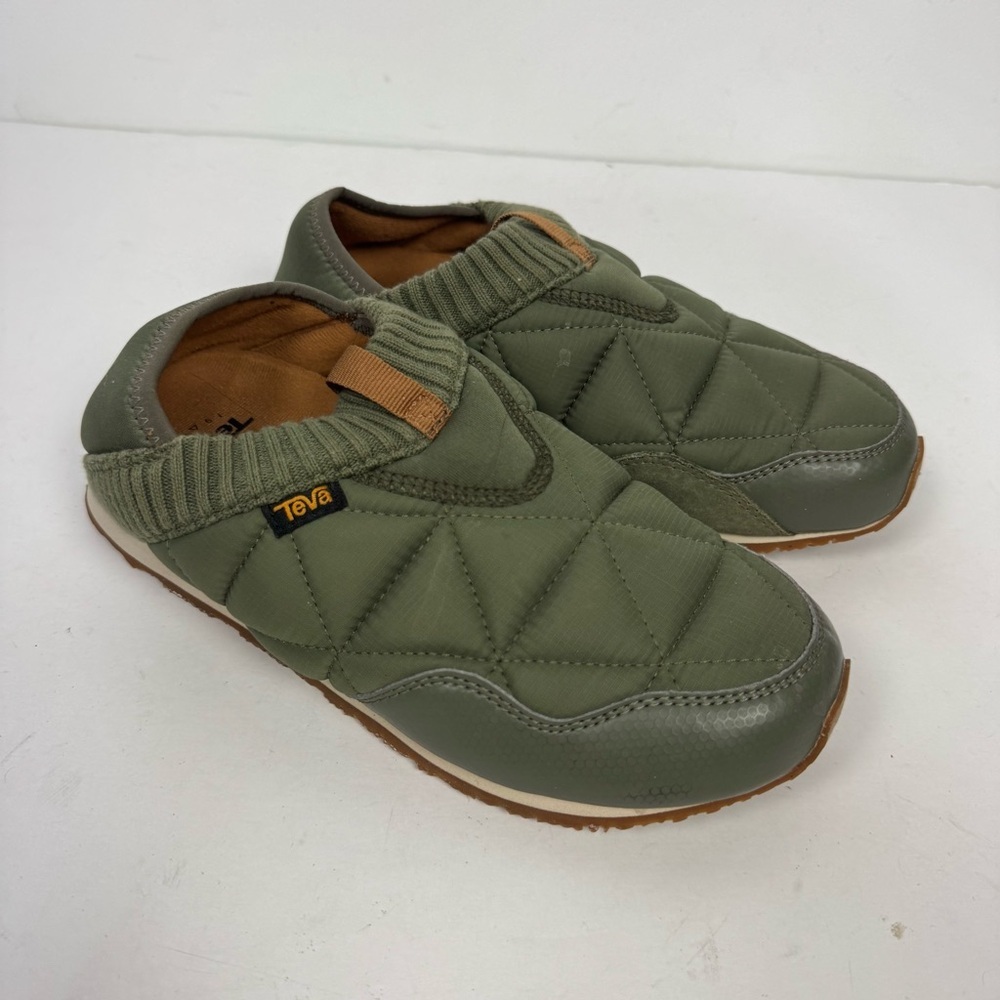 Teva Olive Green Slip On Shoes Outdoor Granola Comfort Shoes
